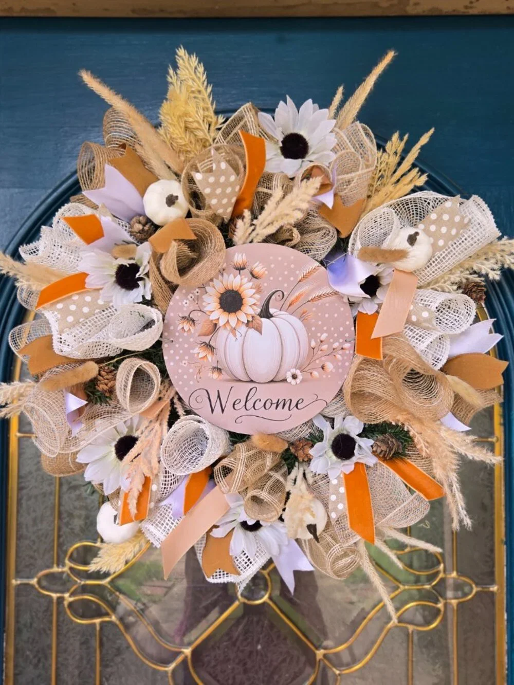 Soft Fall Cottagecore Welcome Wreath